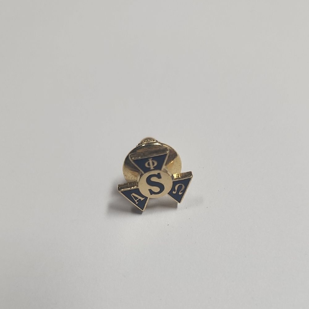 vintage alpha phi omega fraternity member service pin